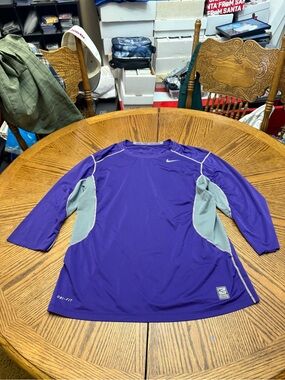 Nike Pro Purple Compression Shirt